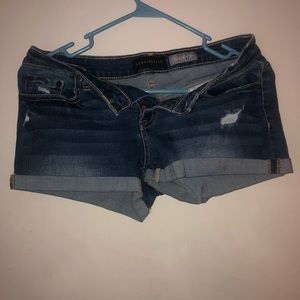 Aeropostale Dark-wash Jean shorts